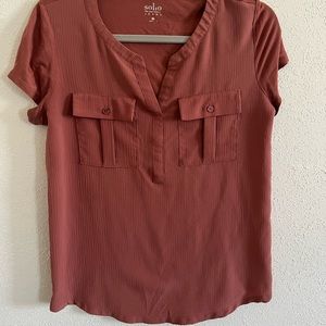 New York & Company Soho Jeans Rose top, S